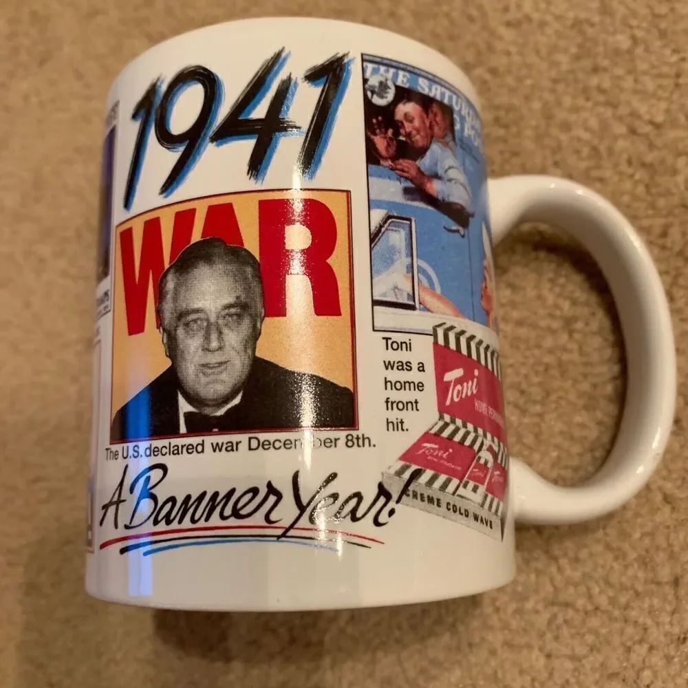 1941 A Banner Year Coffee Cup